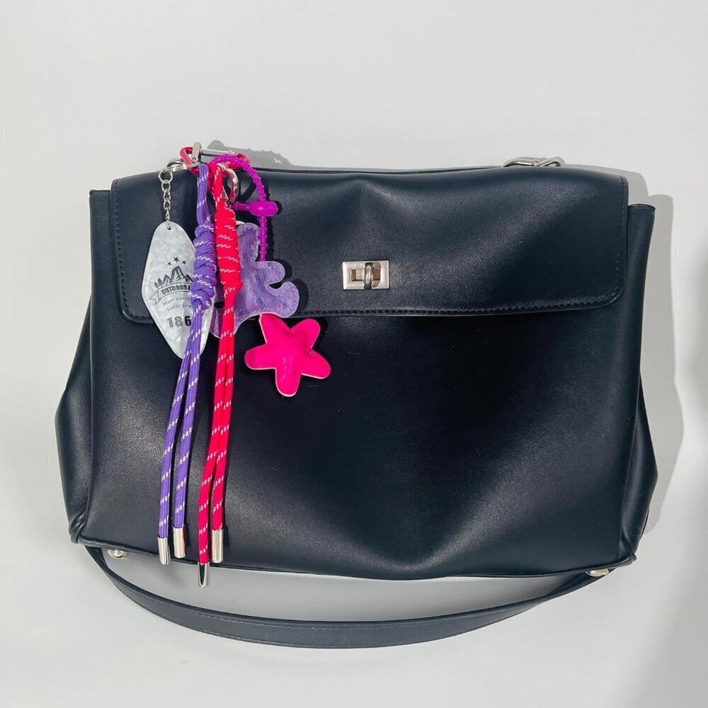 Cute Braided Keychain Bag Charm Handbag Purse Backpack Accessories Gift - Picture 5 of 6